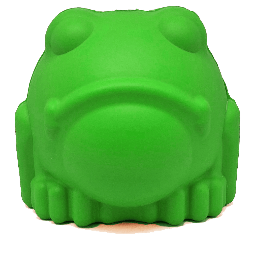Bull Frog Dog Chew Toy & Treat Dispenser - USA Made | SodaPup